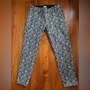 J. Crew Factory Paisley/Floral Winnie Pant